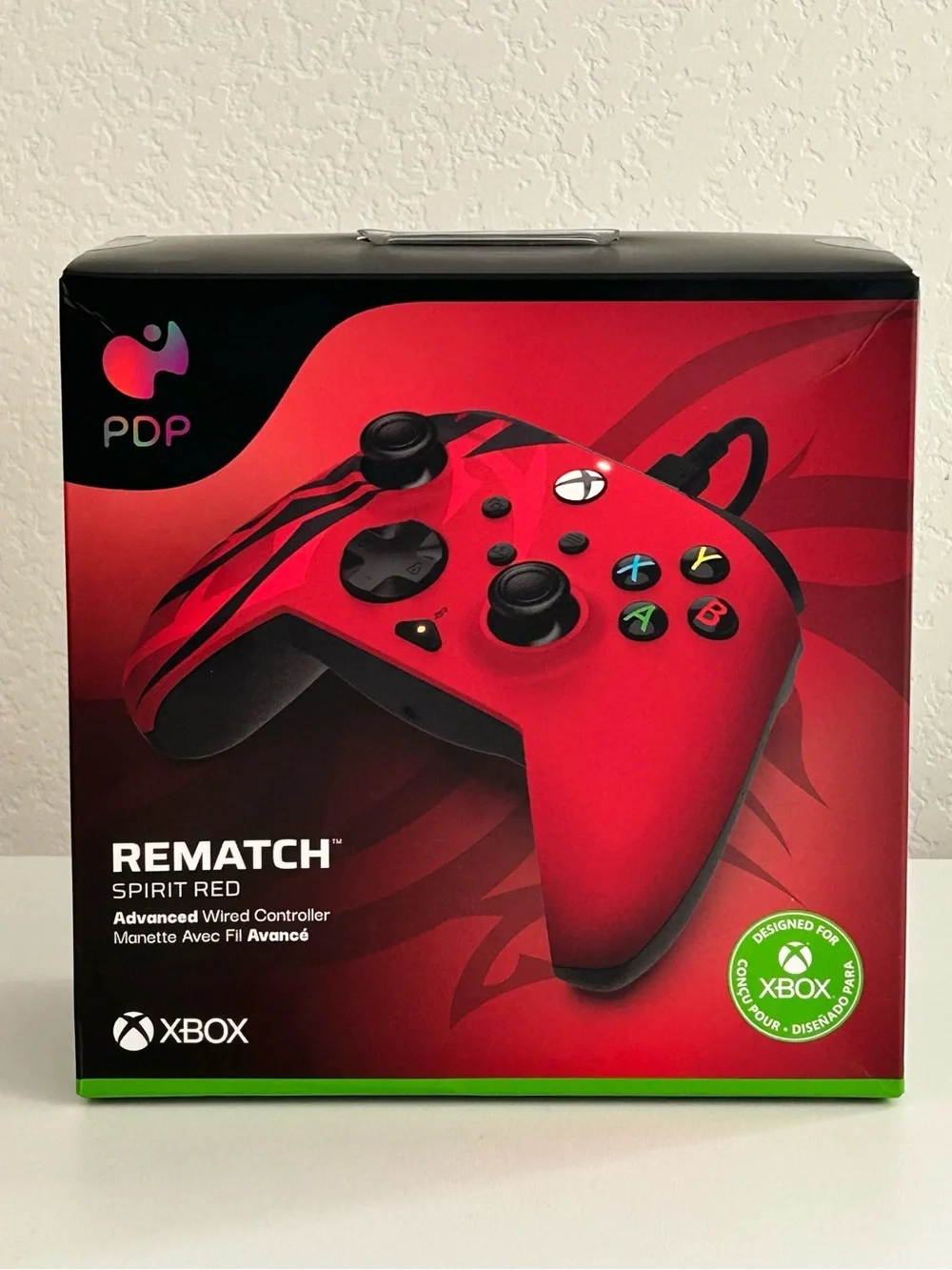 Rematch Advanced Wired Xbox Controller -  Spirit Red